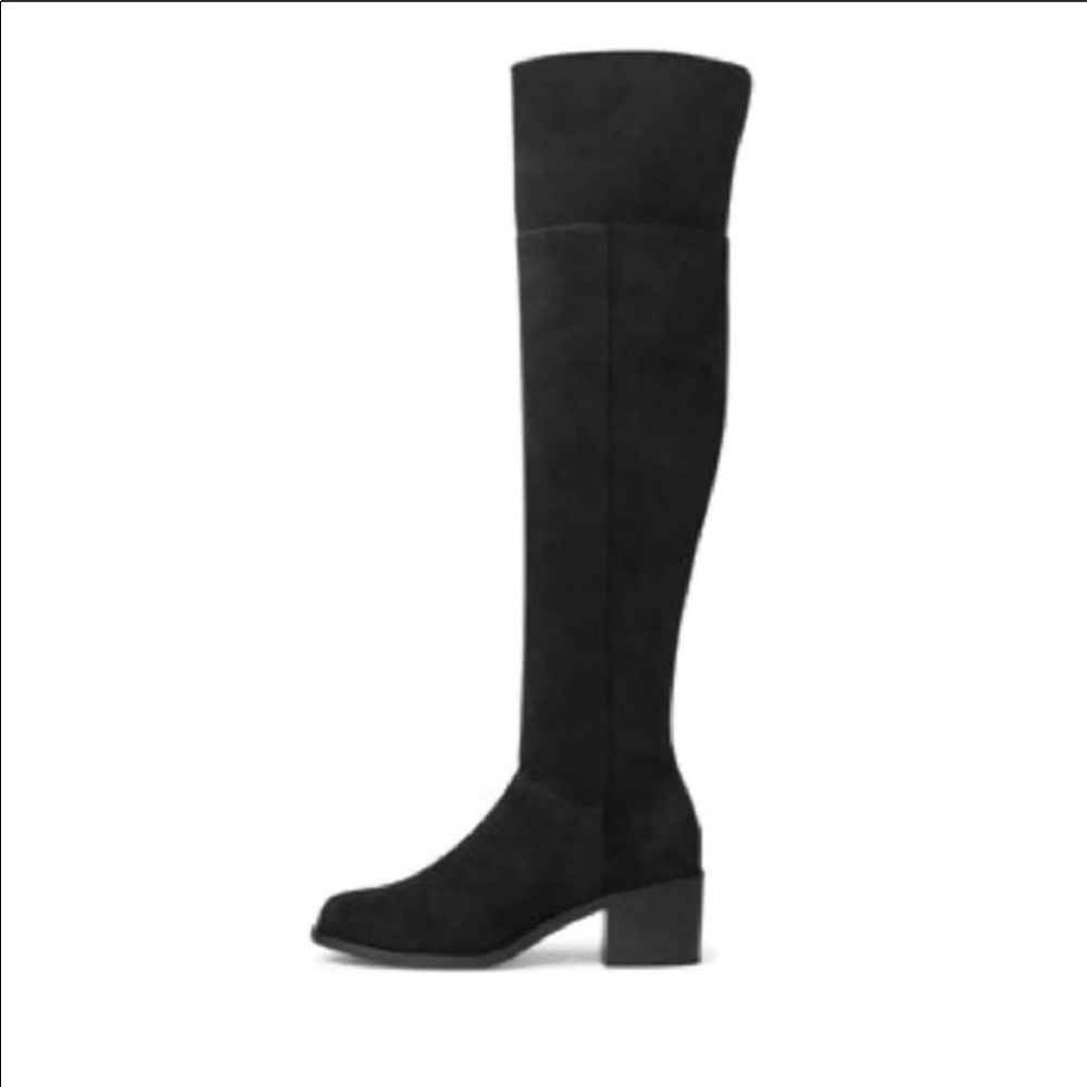 Franco sarto over the knee black suede boot sz 10
